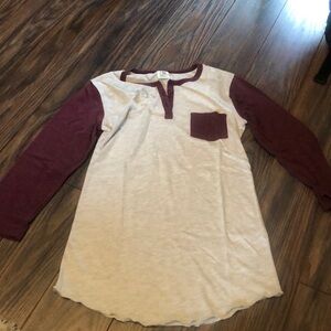 Zine women’s 3/4 sleeve baseball tee